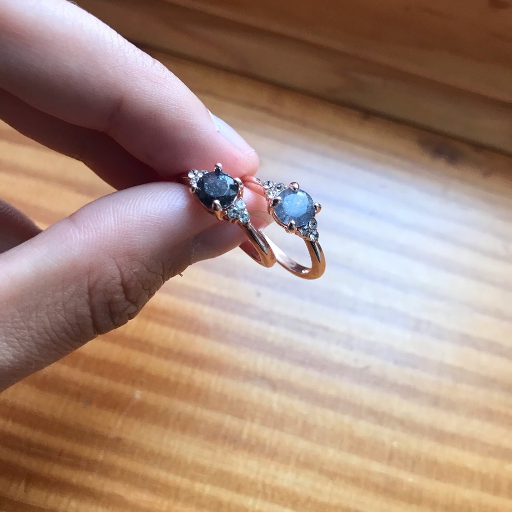 Celestial stone rose gold ring - Picture 4 of 7